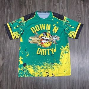 DGA "DOWN 'N DIRTY" #34 BUSH Jersey Men's Large